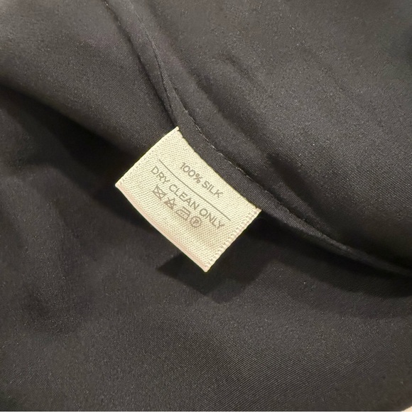 Cuyana Silk Slip Dress in Black colorway - Picture 6 of 6